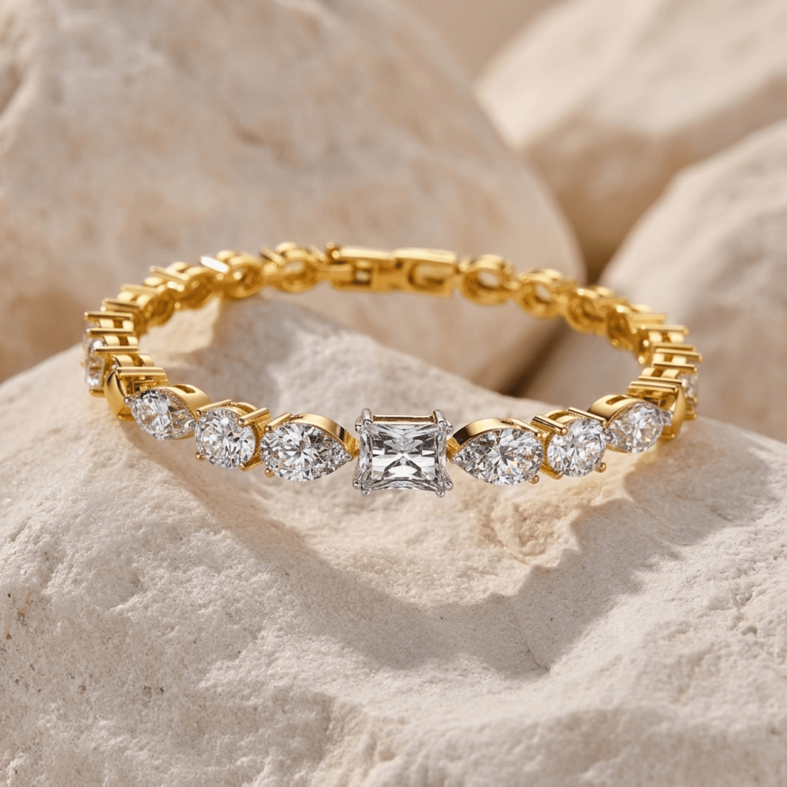 AI Product photoshoot — jewelry on model