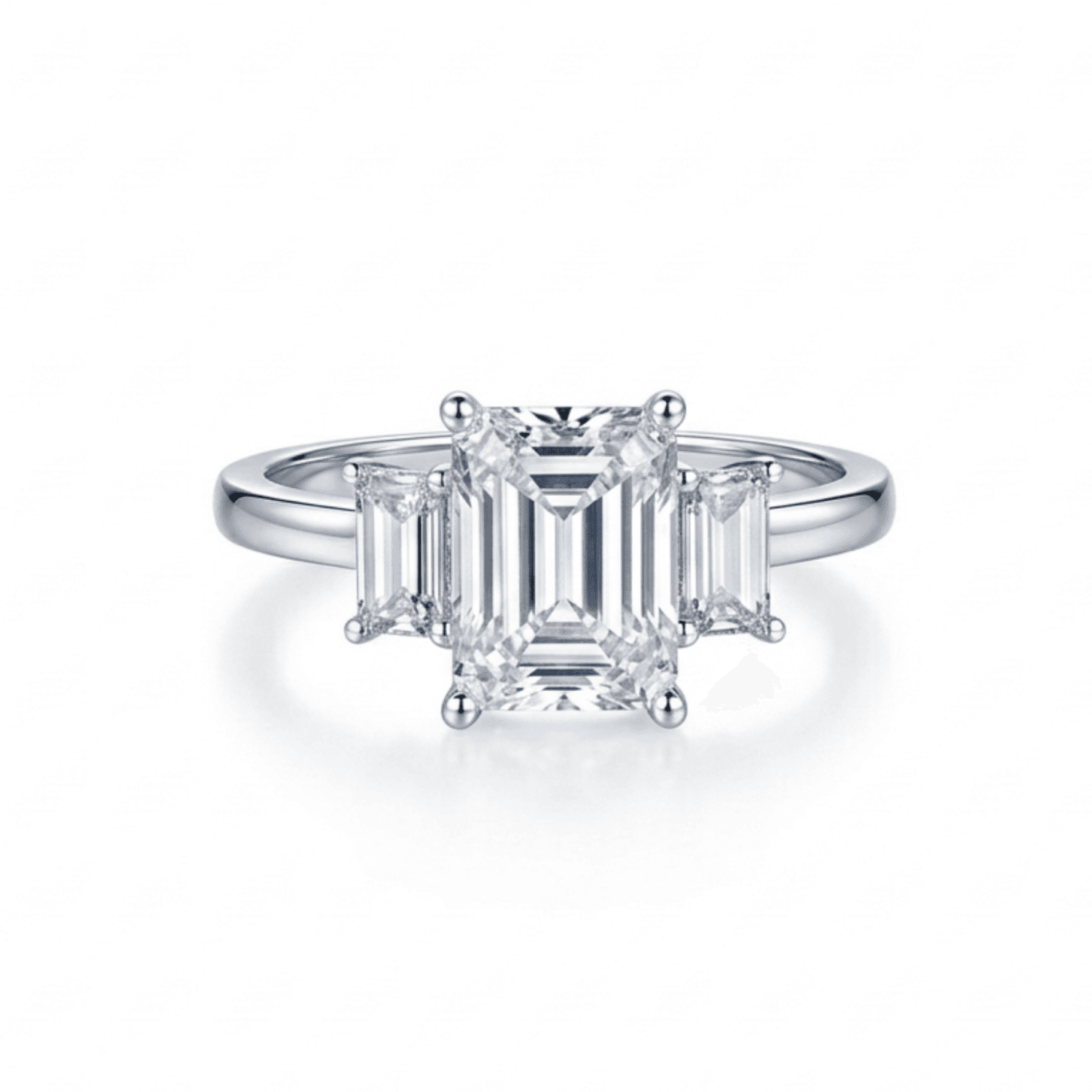 After retouch — diamond ring
