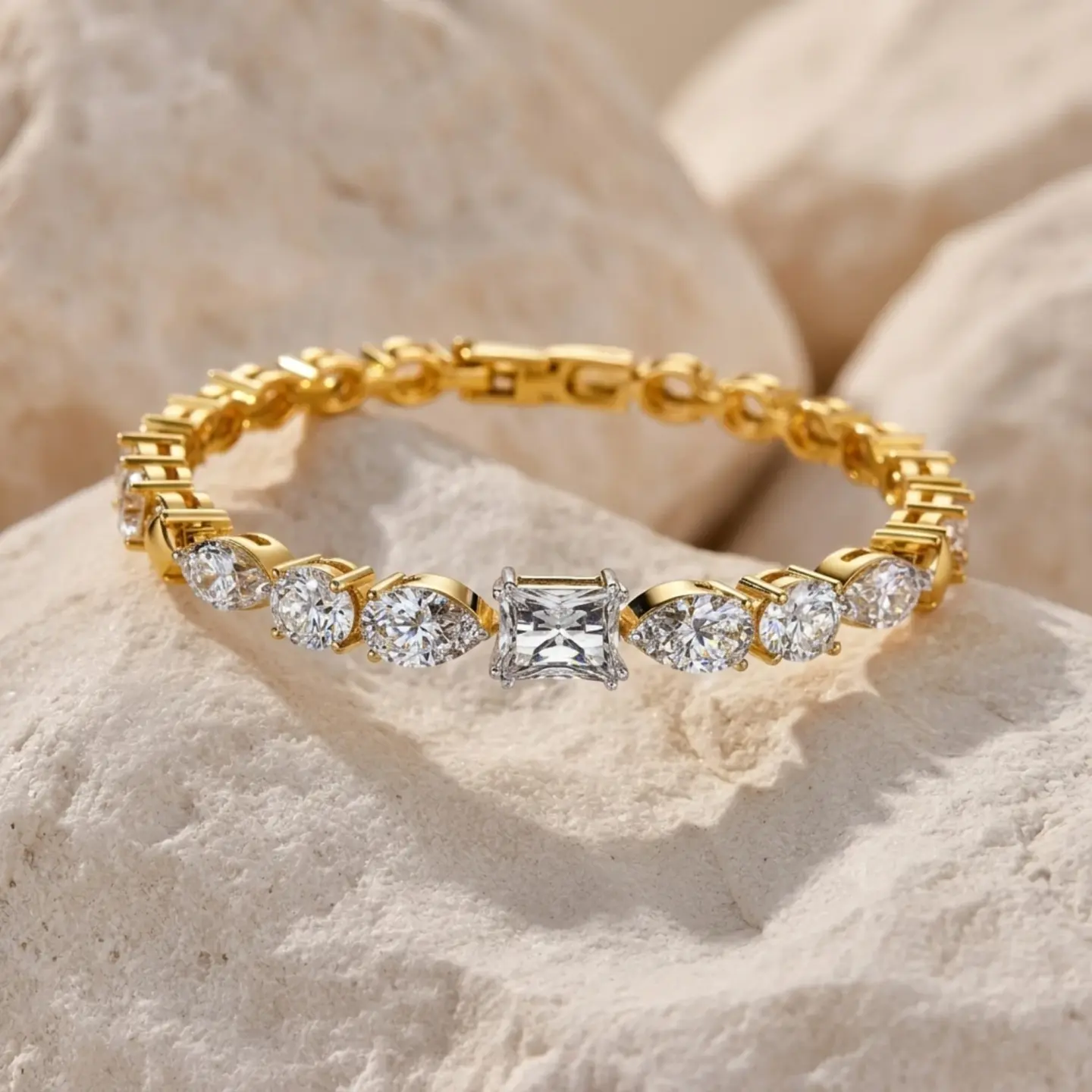 AI Product photoshoot — jewelry on model